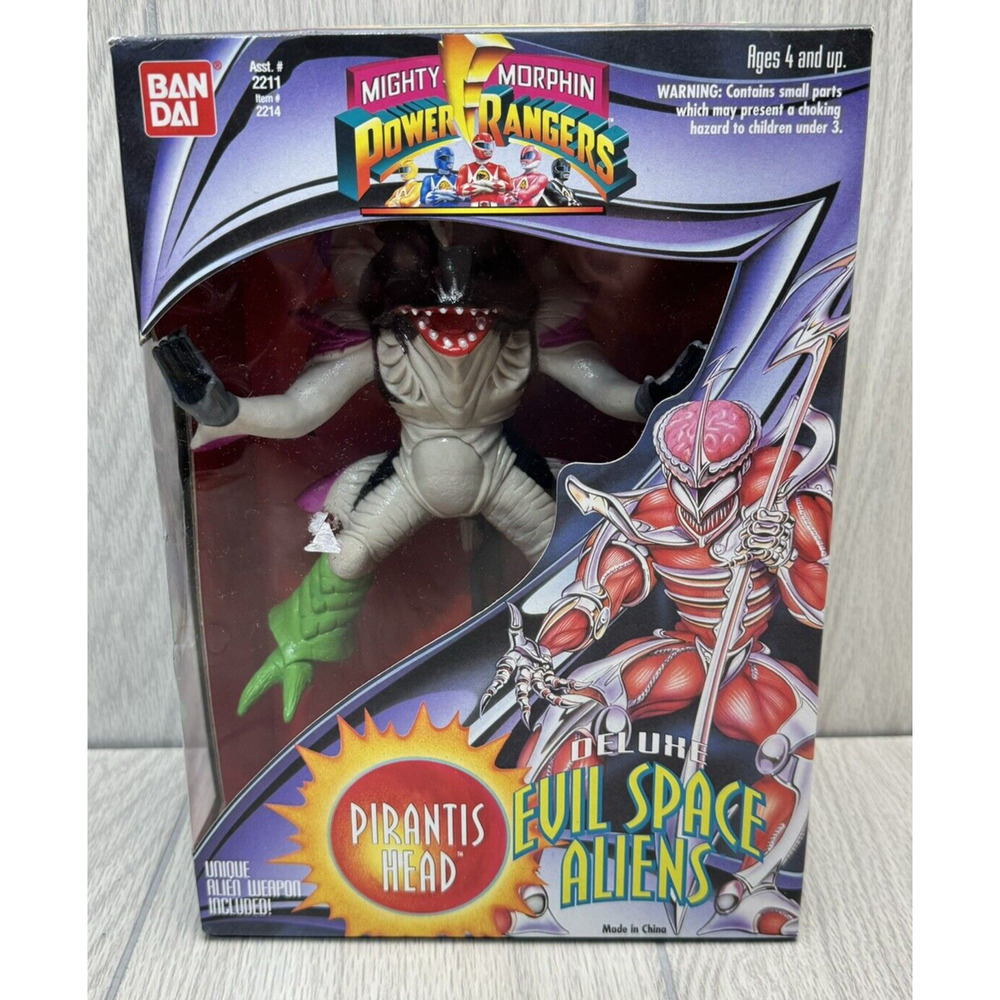 1993 Prantis‎ Head Fish Monster Bandai Power Ranger Figure READ